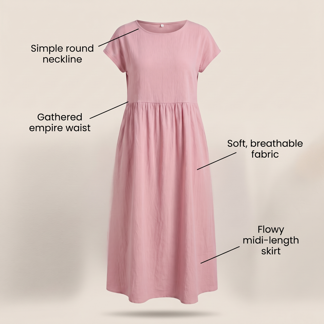 Sukienka AVA LUXE FLUID MIDI