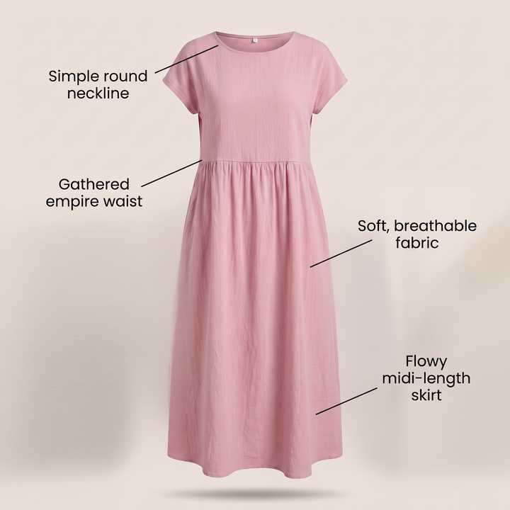 Sukienka AVA LUXE FLUID MIDI