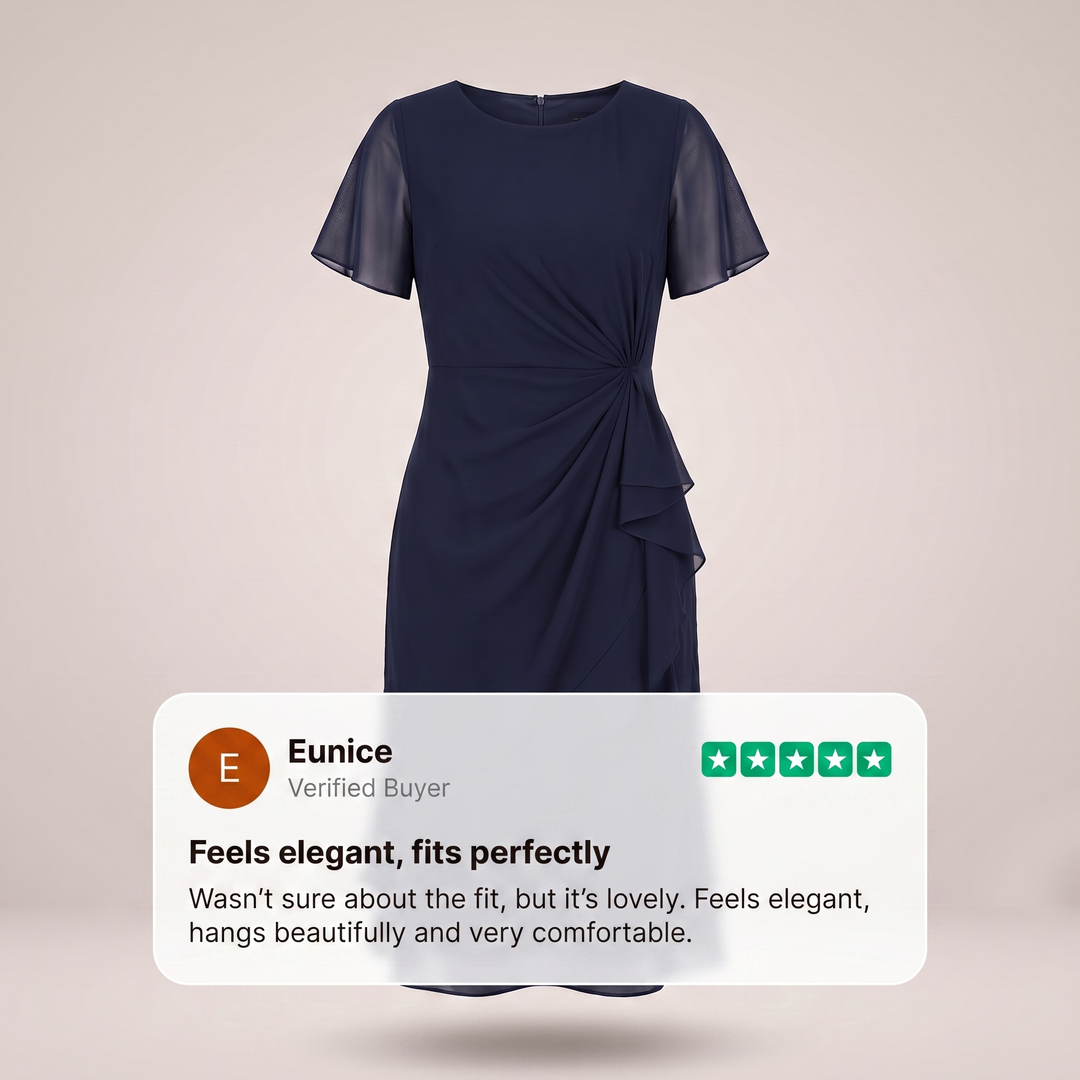 Sukienka Clarisse Soft Flow z talią