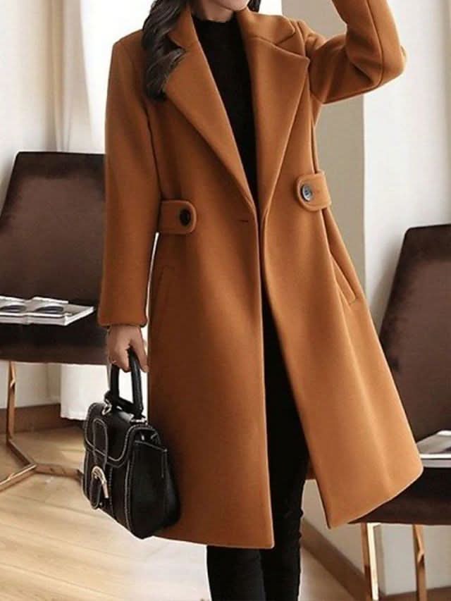 PŁASZCZ WEŁNIANY SIENNA CLASSIC