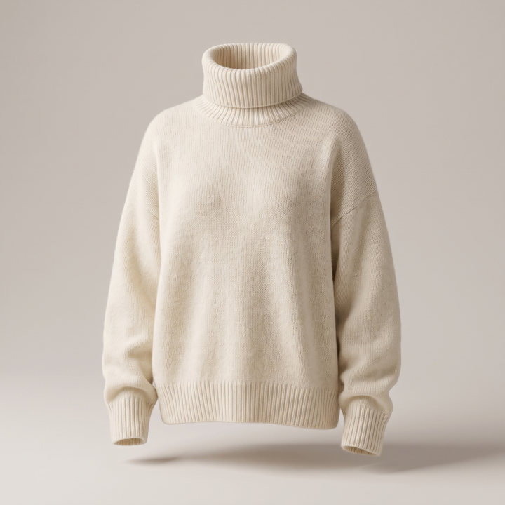 Sweter z golfem AURORA CASHMERE