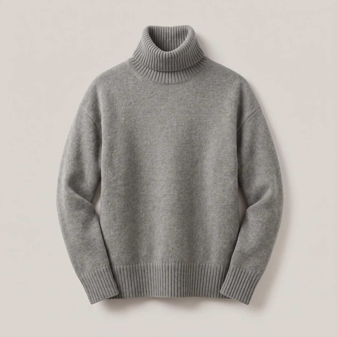 Sweter z golfem AURORA CASHMERE