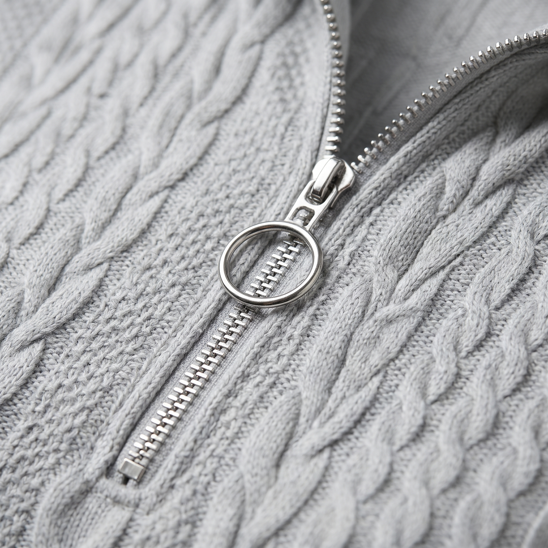 Sweter AMY z zamkiem błyskawicznym