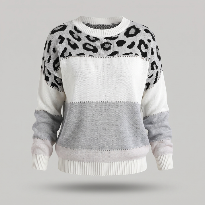 Sweter VELORA LEOPARD LUXE