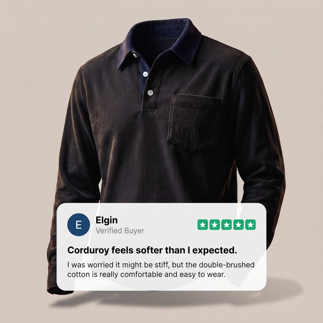 KOSZULKA POLO ROWLEY CORDUROY