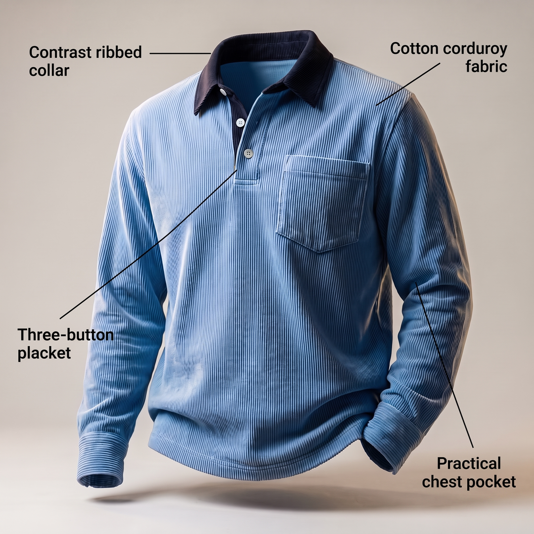 KOSZULKA POLO ROWLEY CORDUROY