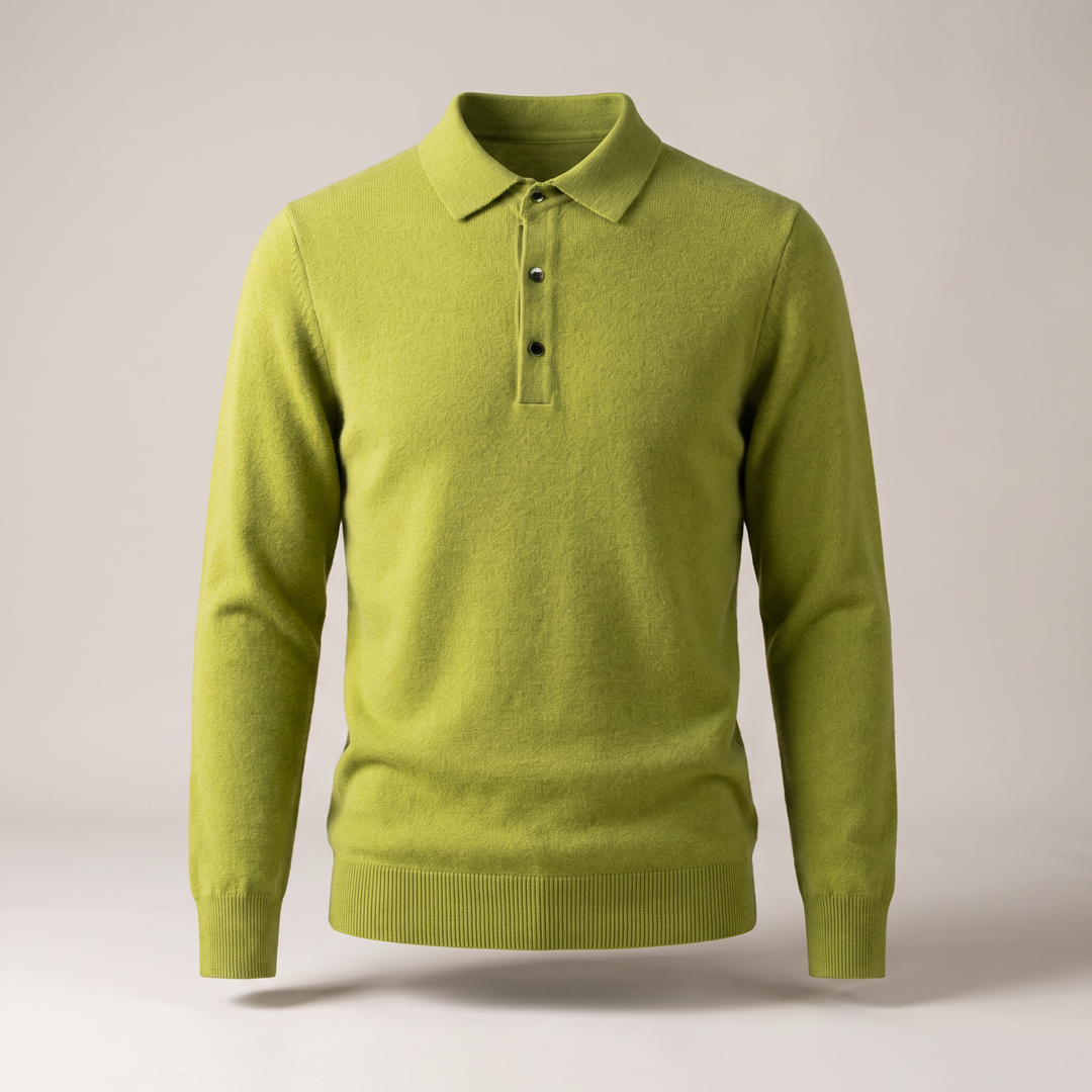 WYRAFINOWANY SWETER POLO WINDSOR