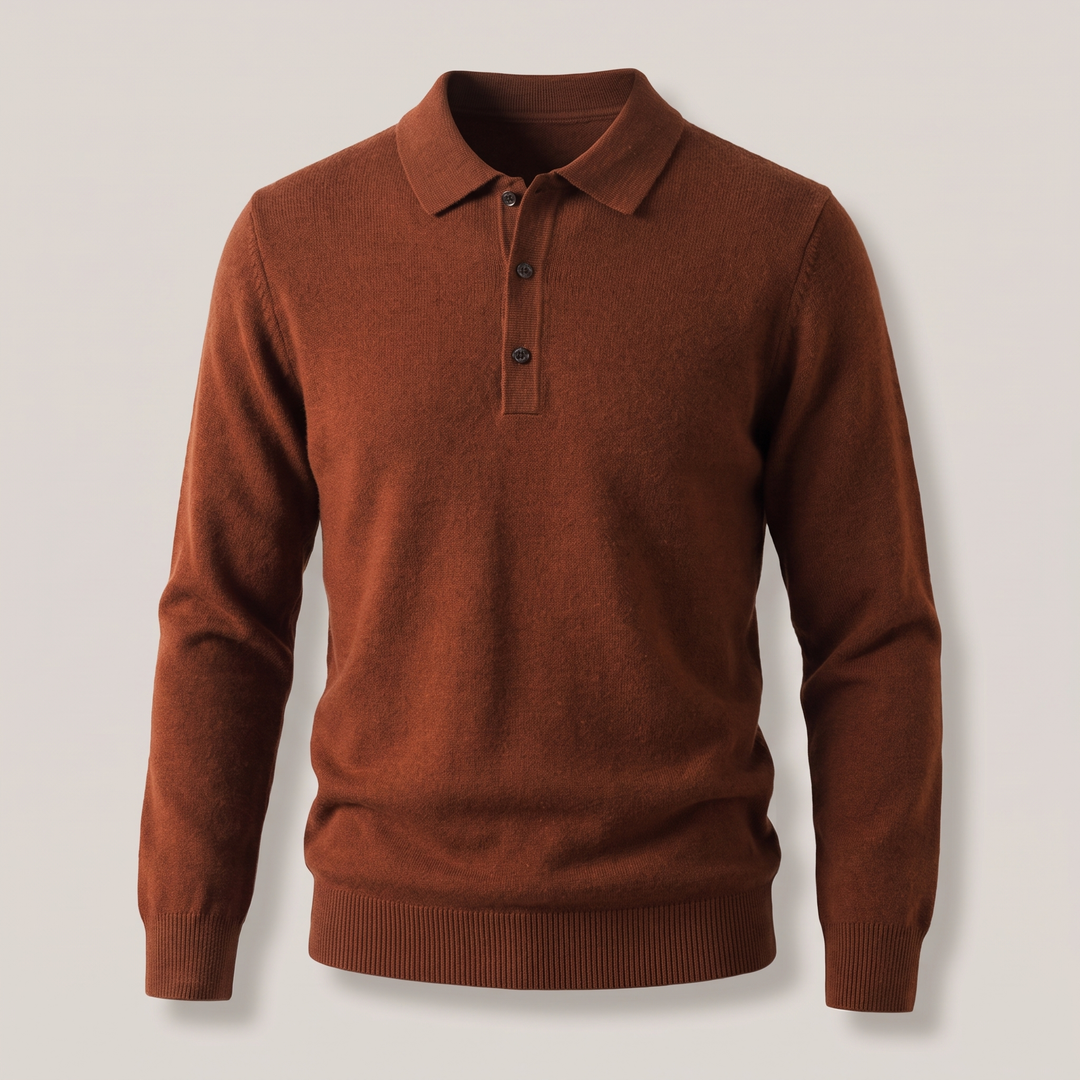 WYRAFINOWANY SWETER POLO WINDSOR