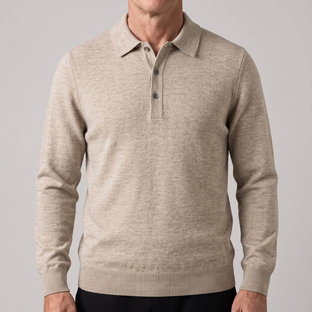 WYRAFINOWANY SWETER POLO WINDSOR