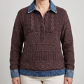 NIVELLE MODERN Sweter zapinany na PÓŁ GUZIKÓW