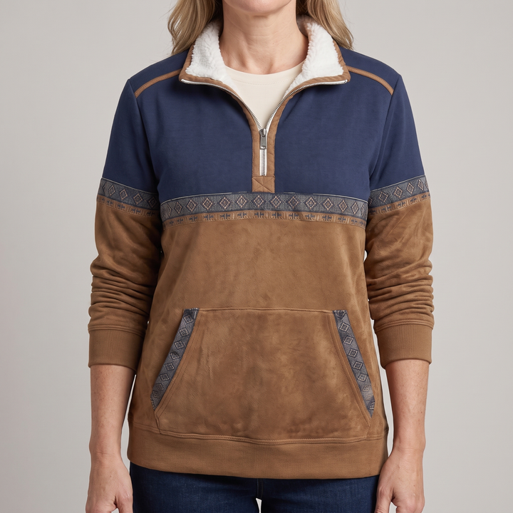 ELIRA COMFORT SWETER Z ZAMKIEM