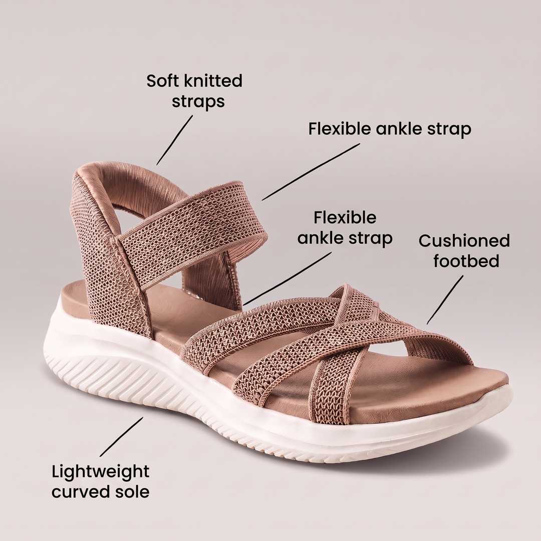 Sandały Elmswick Ultra-flex dzianinowe