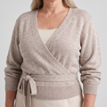 SWETER DZIANINOWY ROSALIND Z KOŁNIERZEM