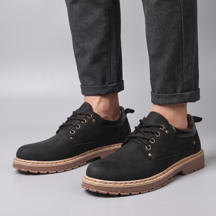BRAMWELL RETRO SKÓRZANE BUTY