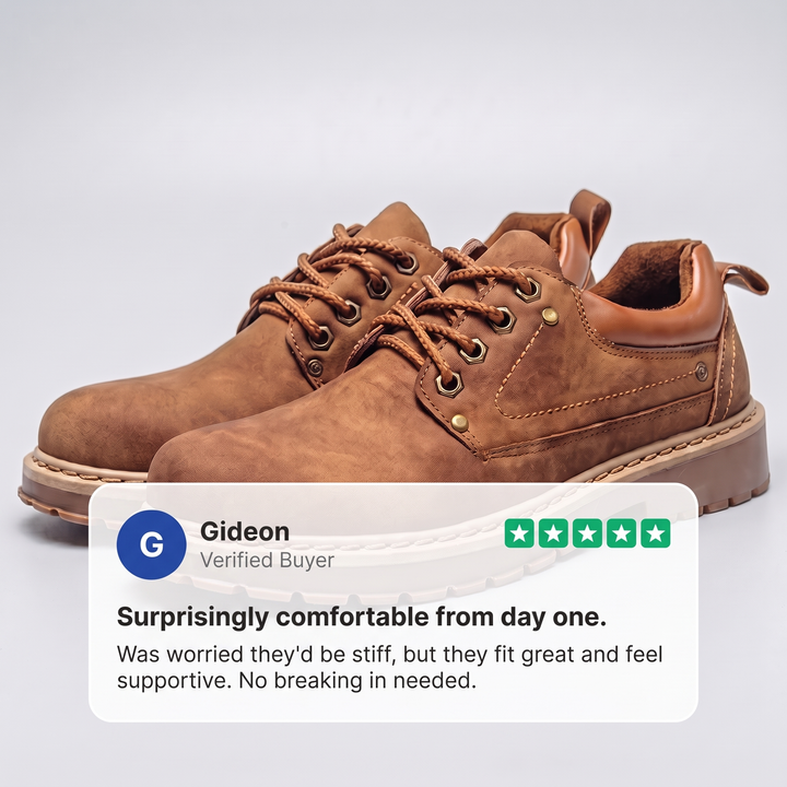 BRAMWELL RETRO SKÓRZANE BUTY