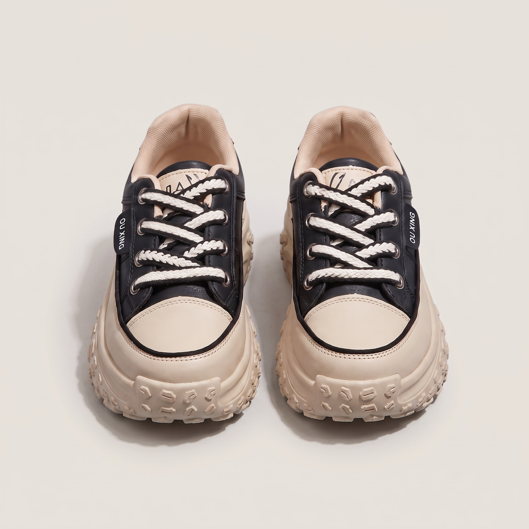 MAISIE RETRO PLATFORM TRAINERS