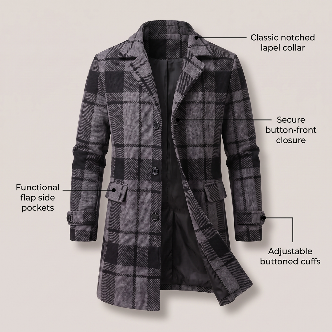 EVERLEIGH WYRAFINOWANY JESIENNY TRENCH