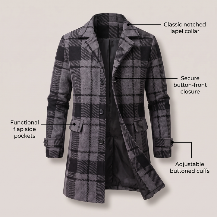 EVERLEIGH WYRAFINOWANY JESIENNY TRENCH