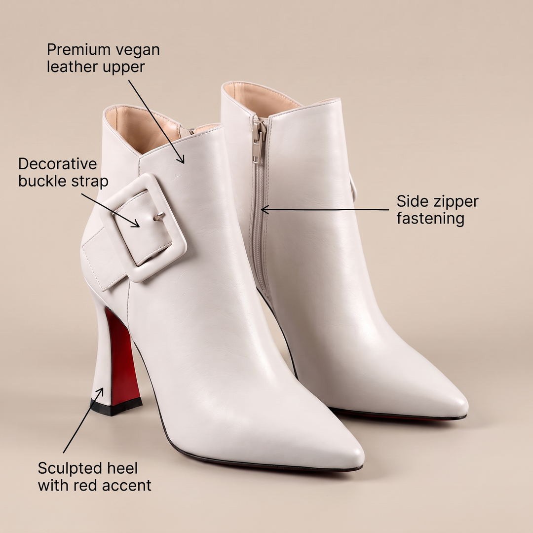 BUTY ISABELLE Z DETALEM PASKA