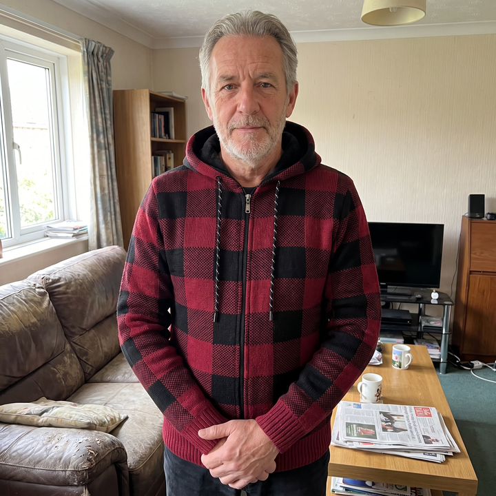 STERLING ZIMOWY SWETER DZIANINOWY