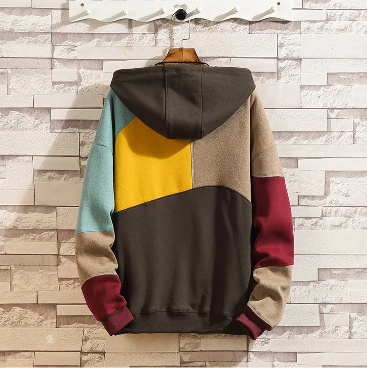 Bluza z kapturem Pulse Patchwork