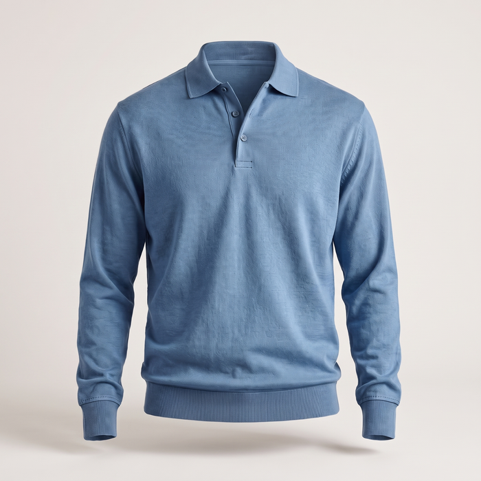 Sweter Polo z bawełny Heritage