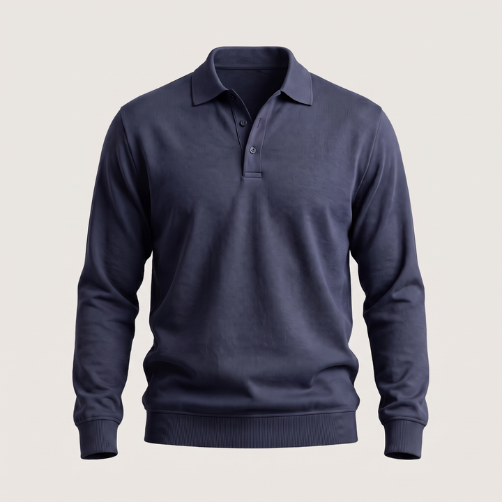 Sweter Polo z bawełny Heritage