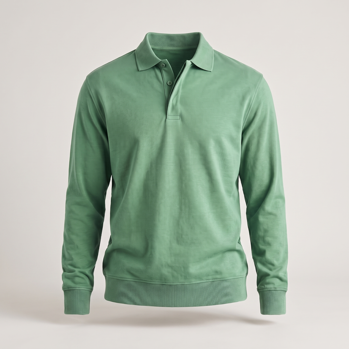 Sweter Polo z bawełny Heritage