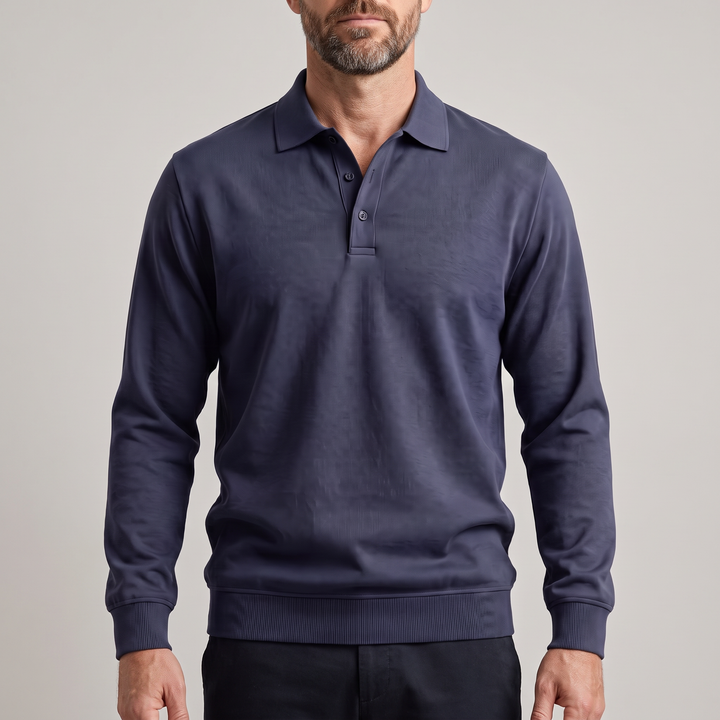 Sweter Polo z bawełny Heritage