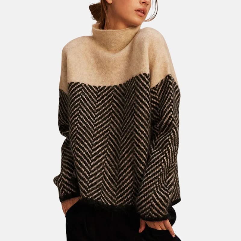Sweter LILA w jodełkę