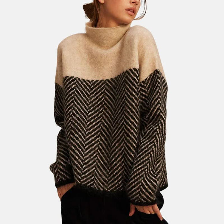 Sweter LILA w jodełkę