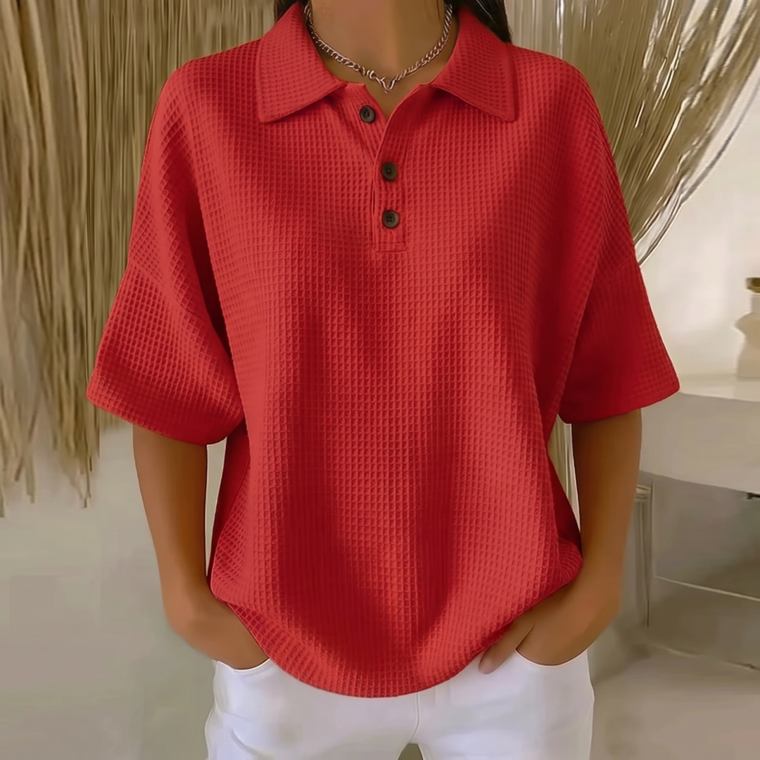 BLUZKA POLO BANBURY SOFT WAFFL