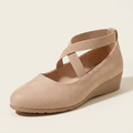 Sandały na koturnie Penrose z paskiem