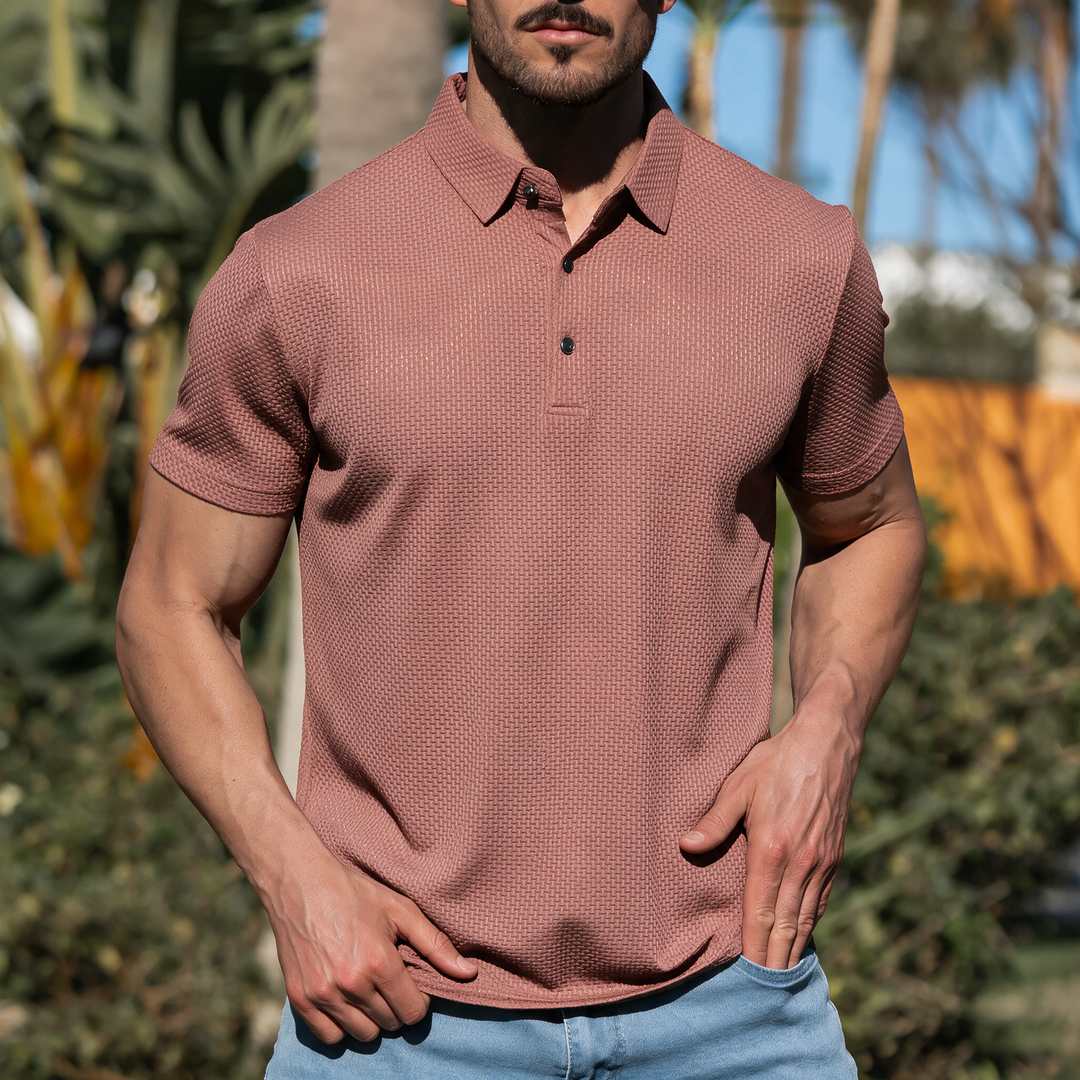 RUXLEY SOFT-TOUCH MINIMALNA KOSZULKA POLO