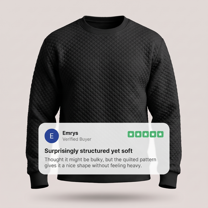 SWETER CEDRIC MODERN Z KWADRATOWYM DEKOLTEM