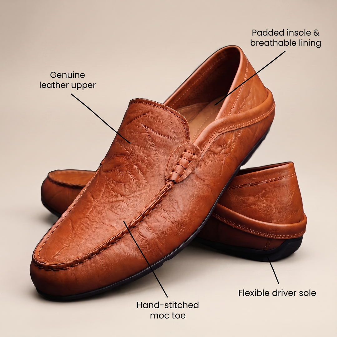 MATTEO CLASSIC MOKASYNY SKÓRZANE