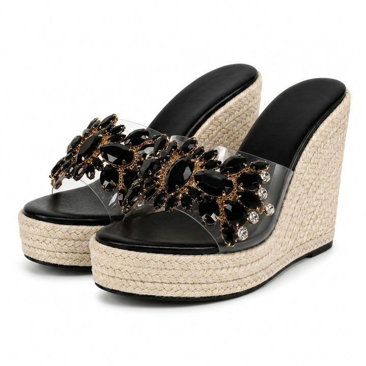 EVIE JEWELLED ESPADRILLE NA KOTURNIE