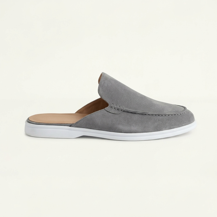Mokasyny BRACKENLEIGH z zamszu bez pleców