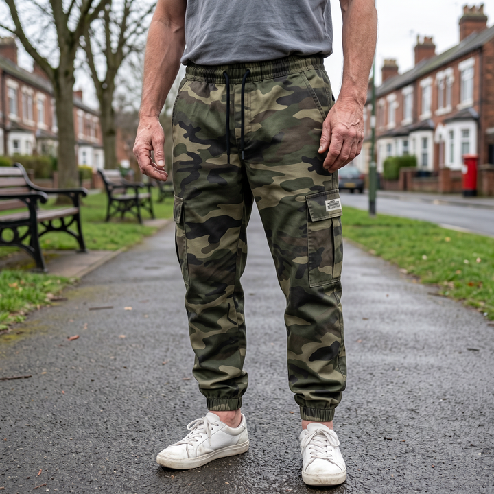 Spodnie dresowe cargo Stormwick Camo