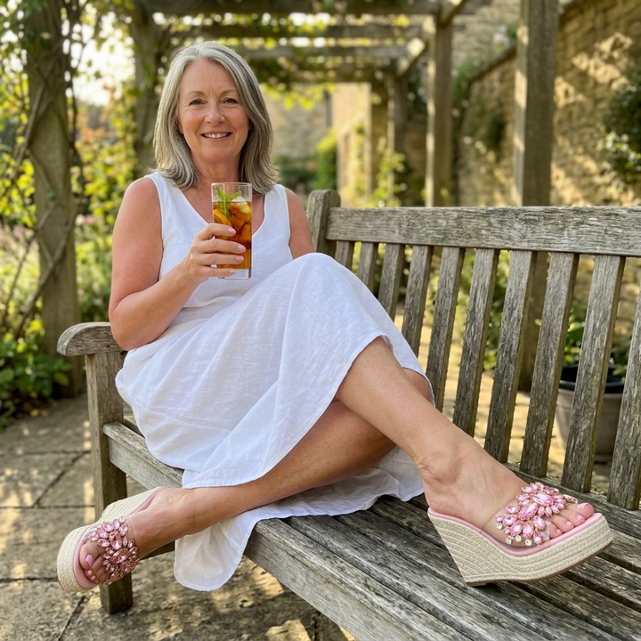 EVIE JEWELLED ESPADRILLE NA KOTURNIE