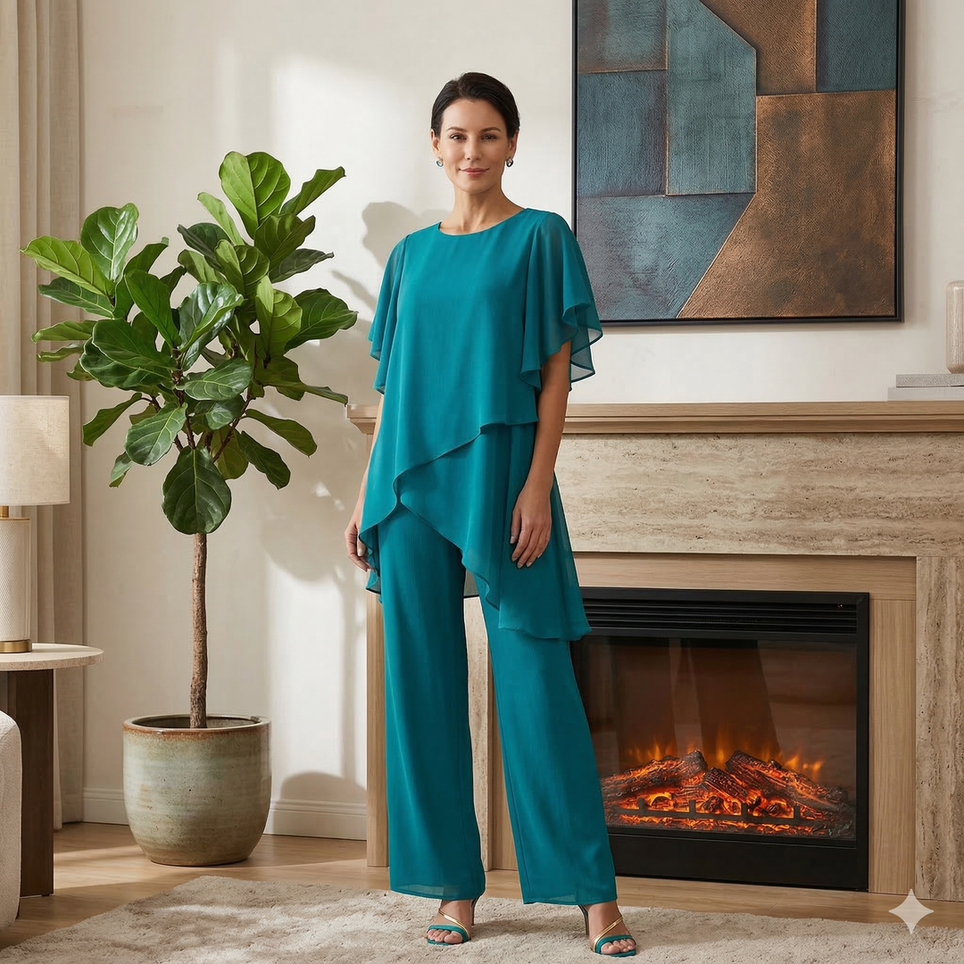 KOMBINAT ELLA ELEGANT TOP &amp; TRUSHERS