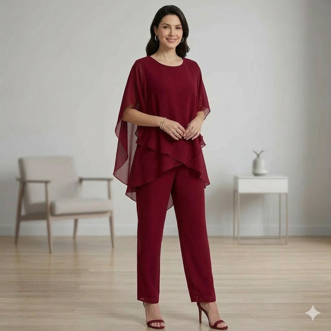 KOMBINAT ELLA ELEGANT TOP &amp; TRUSHERS