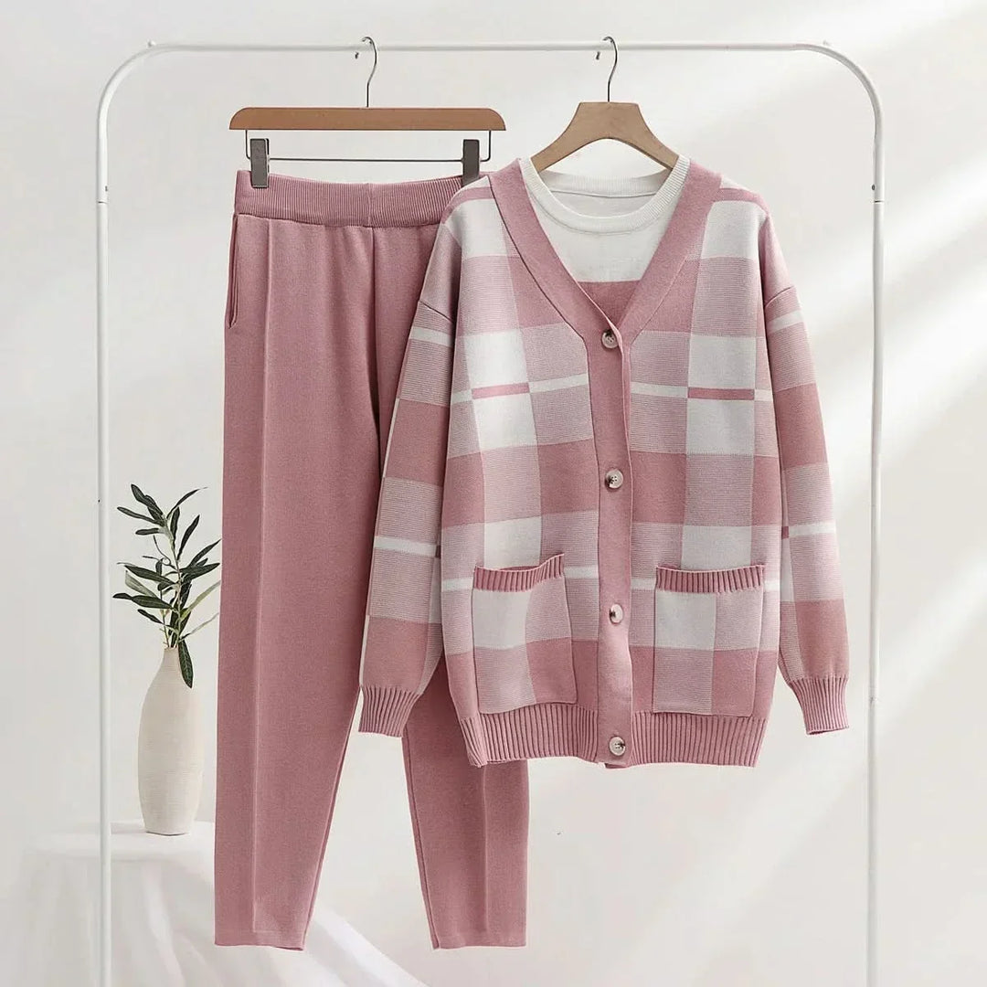 3-CZĘŚCIOWY KOMPLET SUNDAY SOFT-KNIT