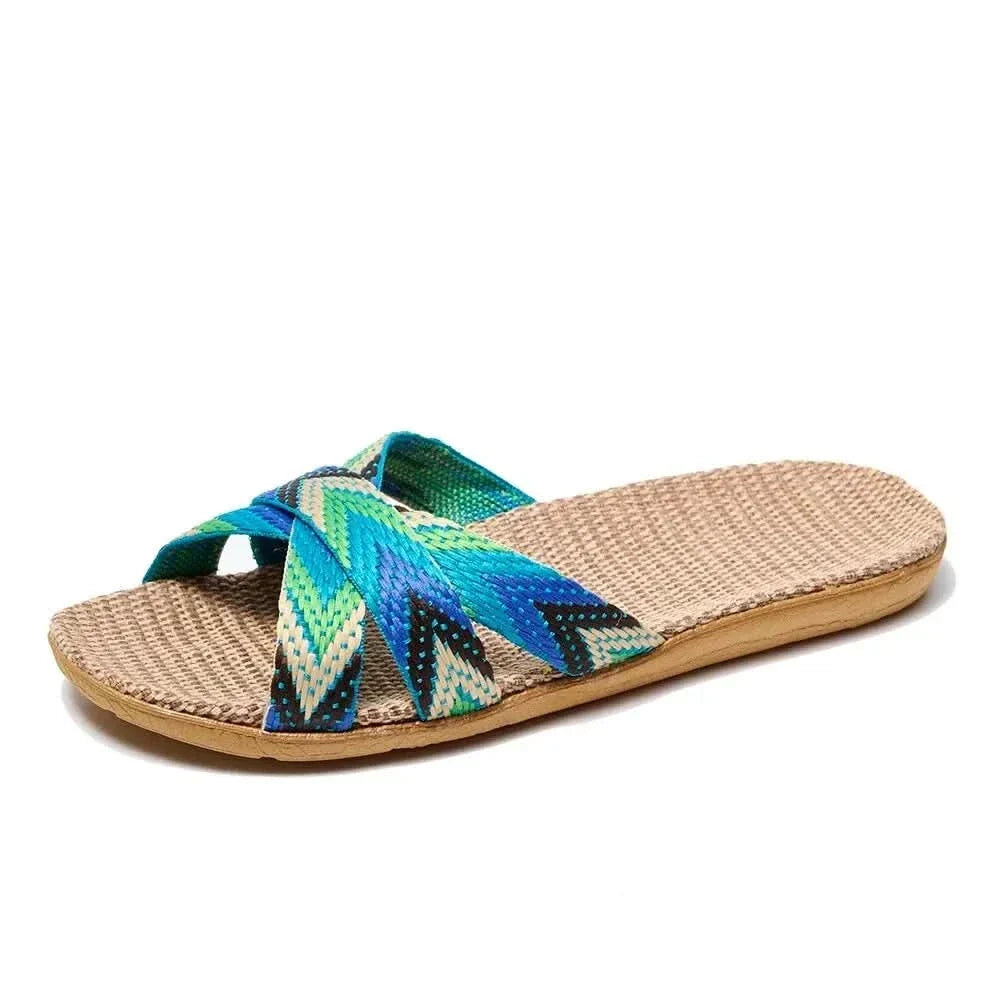 CELESTE MIĘKKIE LNIANE BUTY WSUWANE
