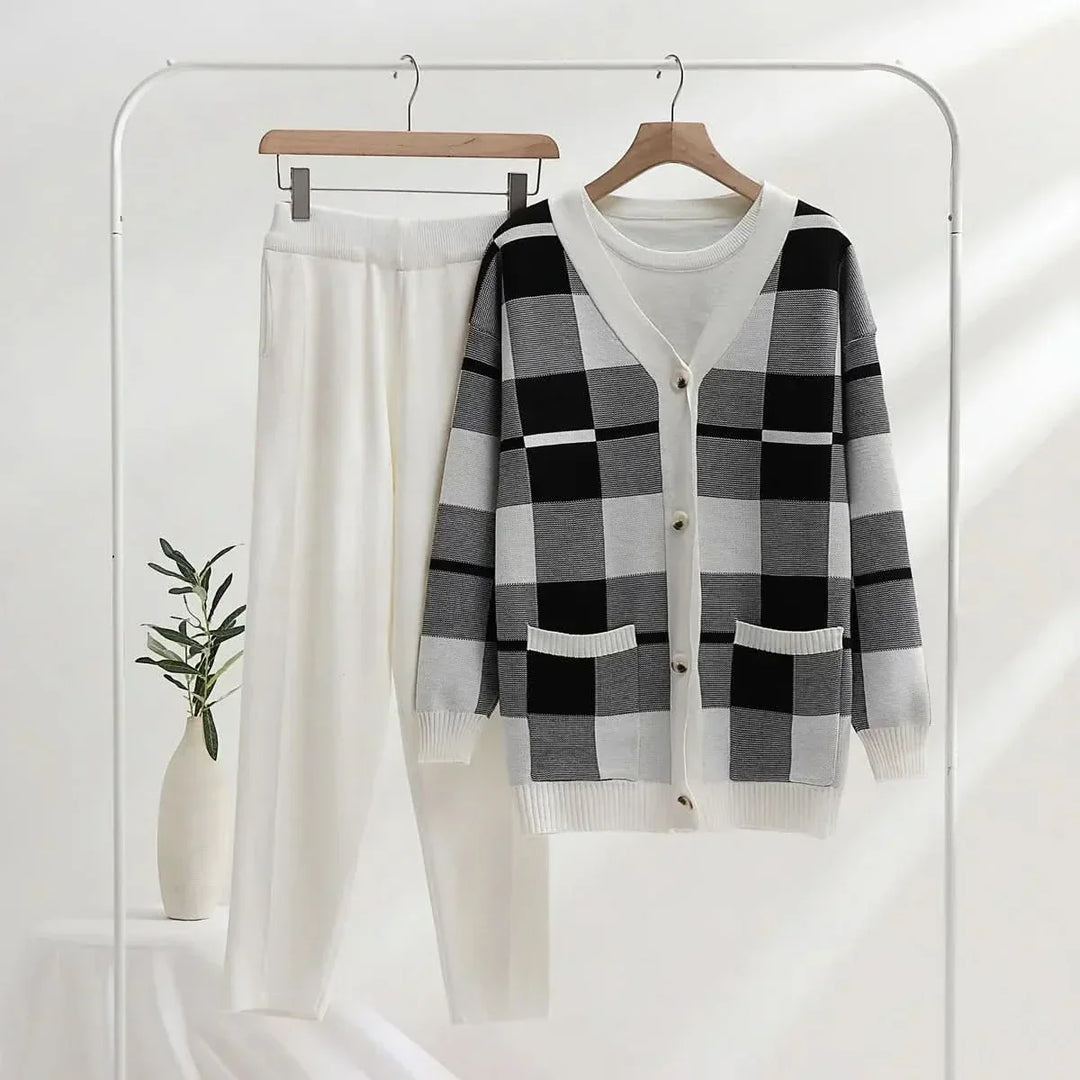 3-CZĘŚCIOWY KOMPLET SUNDAY SOFT-KNIT