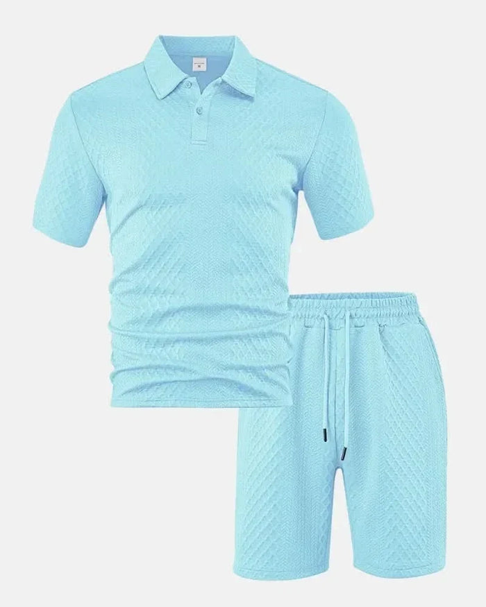 ZESTAW POLO PORTWELL Z DIAMENTOWEJ DZIANINY