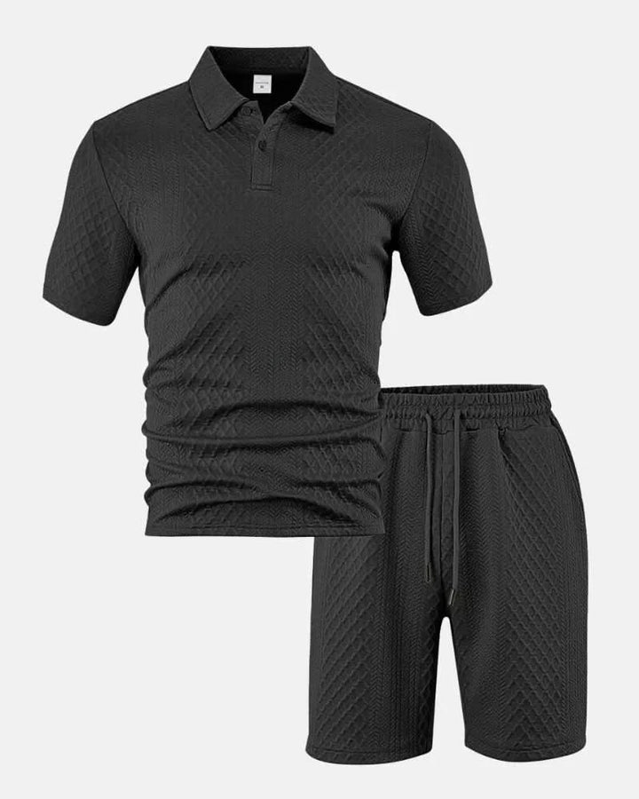 ZESTAW POLO PORTWELL Z DIAMENTOWEJ DZIANINY