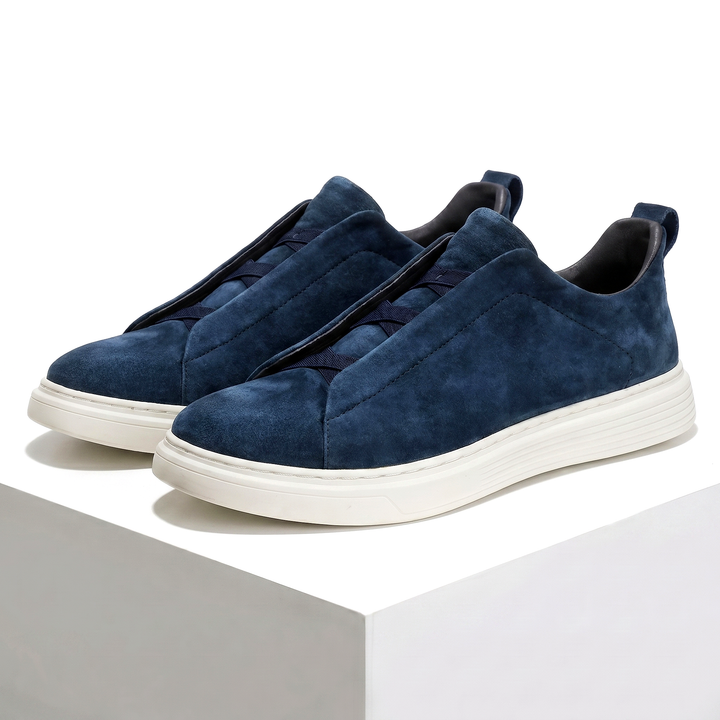 SNEAKERSY RIVINGTON Z ZAMSZEM KOMFORTOWE