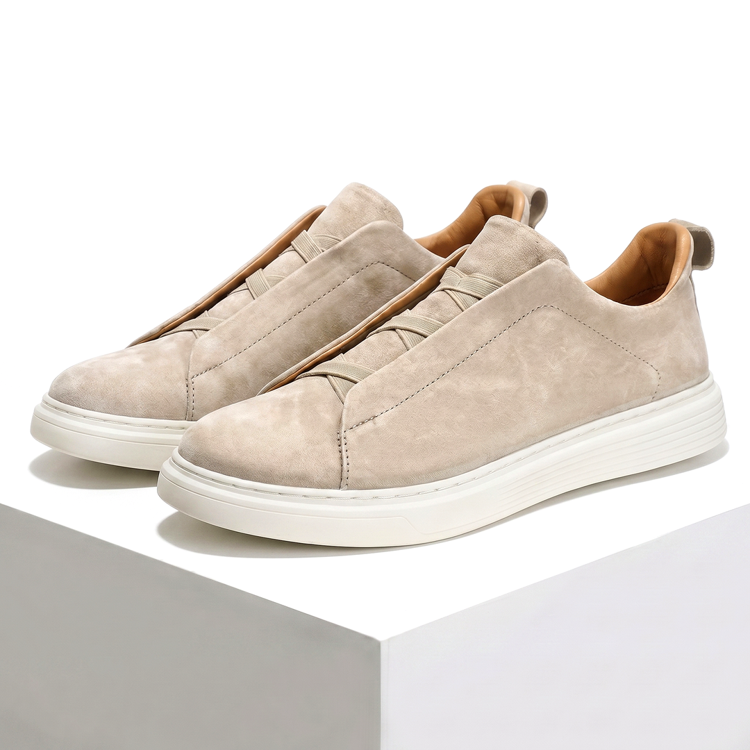 SNEAKERSY RIVINGTON Z ZAMSZEM KOMFORTOWE