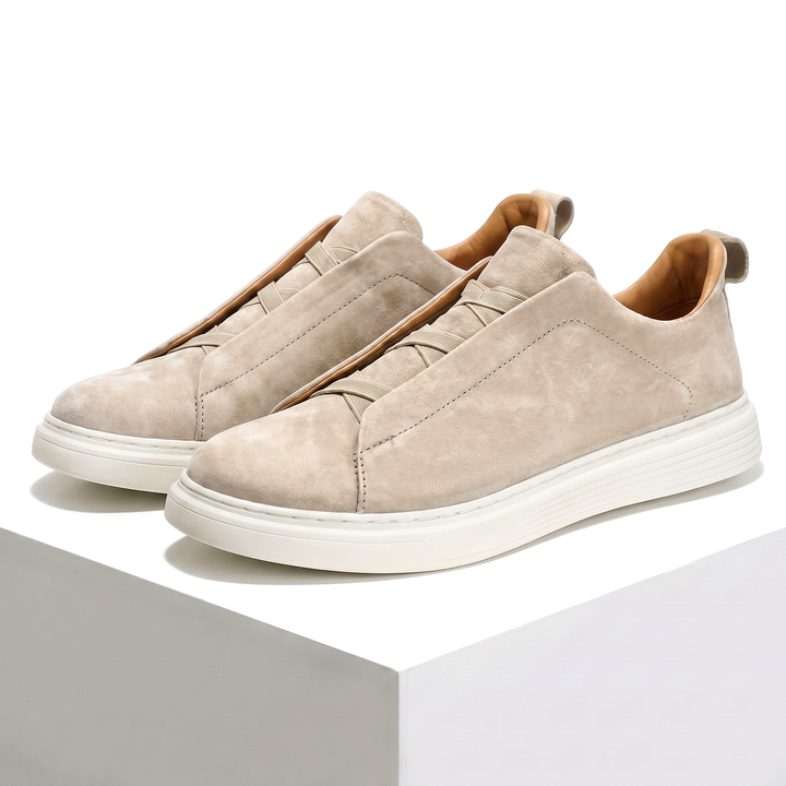 SNEAKERSY RIVINGTON Z ZAMSZEM KOMFORTOWE